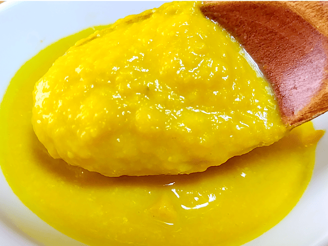 和風のかぼちゃとたまねぎのポタージュの画像