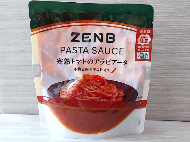 【無添加】パスタソースZENB"完熟トマトのアラビアータ"のレビュー