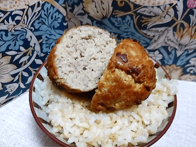 豚肉オンリーのハンバーグの画像