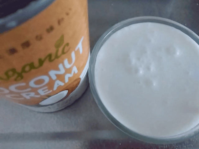 ココナッツクリームの中身の画像