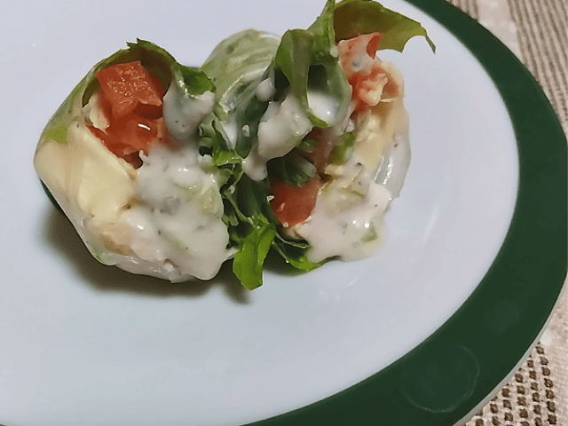 生春巻きのココナッツミルクソースの画像