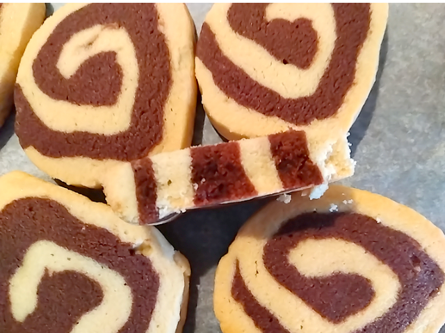 成功した米粉のアイスボックスクッキーの画像