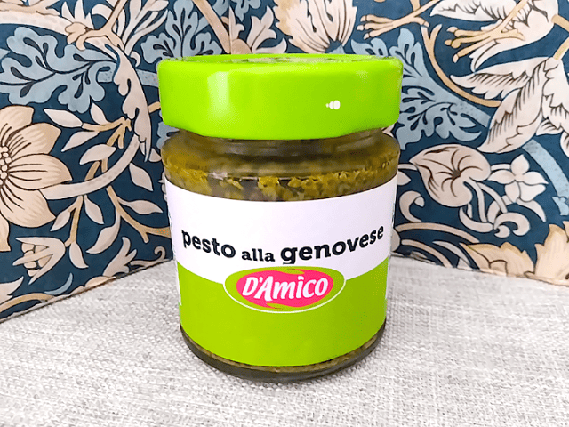 イオンで購入したDamicoのジェノベーゼソースのパッケージの画像