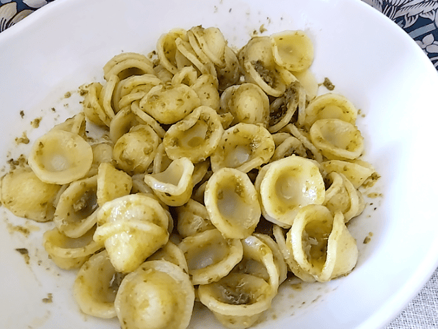 イオンで購入したDamicoのジェノベーゼソースのパスタの画像