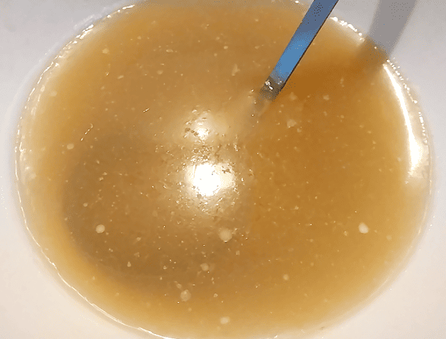 塩麴ラーメンのだしの画像